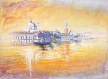 Obra contemporánea nombrada « Lumière de Venise 2 », Hecho por CARMEN JUAREZ MEDINA