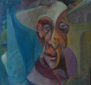 Obra contemporánea nombrada « La beauté », Hecho por KHALED MAROUANI
