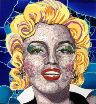 Obra contemporánea nombrada « Marilyn M », Hecho por DIEGO