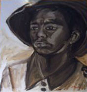 Obra contemporánea nombrada « Un Soldat indochinois », Hecho por NIKO
