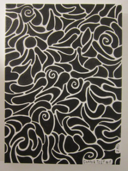 Obra contemporánea nombrada « Graphic test #4 », Hecho por ZAG