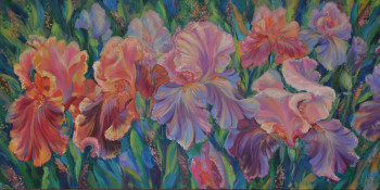Obra contemporánea nombrada « Iris », Hecho por LIUBOV