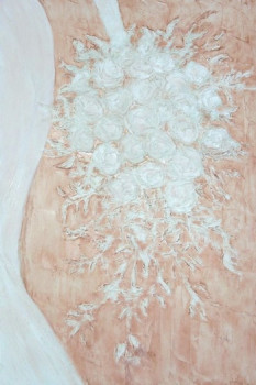 Obra contemporánea nombrada « Bouquet de la mariée », Hecho por TANIA BERNARD-SCHUGALTE