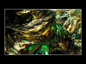 Obra contemporánea nombrada « Mauvaise herbe », Hecho por ARTKANGEM