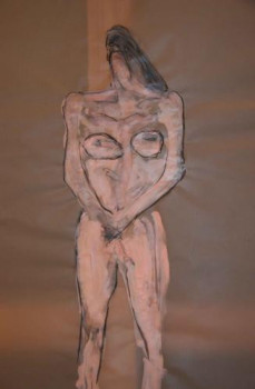 Obra contemporánea nombrada « le regard-face », Hecho por JELENA REMETIN