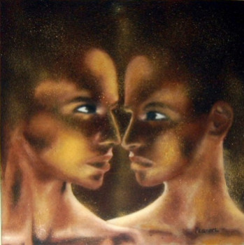 Obra contemporánea nombrada « Androgyne », Hecho por FLANEEL