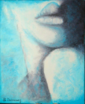 Obra contemporánea nombrada « sensuelle », Hecho por BRIGITTE DUBREUCQ