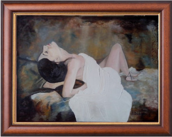 Obra contemporánea nombrada « réveil », Hecho por BRIGITTE DUBREUCQ