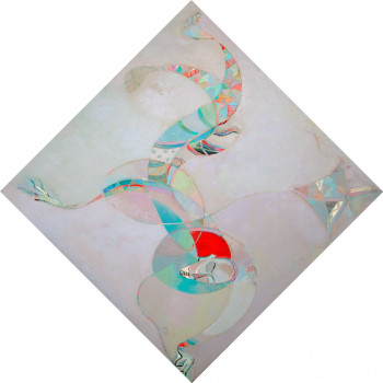 Obra contemporánea nombrada « "ICARE", Le chute, L'Envole...(Composition/tournante) 2 », Hecho por CALOIAN