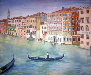 Obra contemporánea nombrada « Venise », Hecho por POLTORAKOVAA