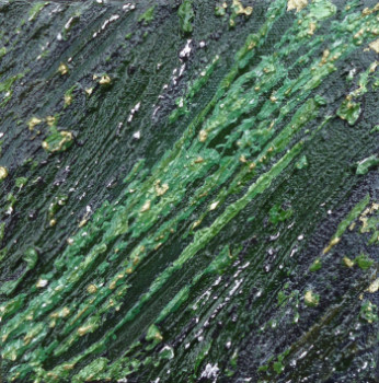 Obra contemporánea nombrada « Terre de lave / Land of lava #1374 », Hecho por KLARA