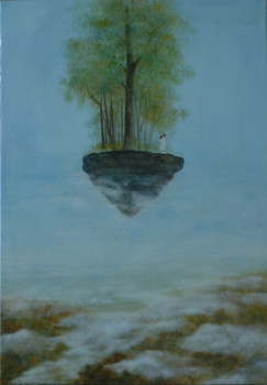 Obra contemporánea nombrada « Voyage...voyage... », Hecho por JEANNINE LIBON