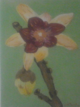 Obra contemporánea nombrada « bourgeons du printemps », Hecho por CATHERINE NICOLAS
