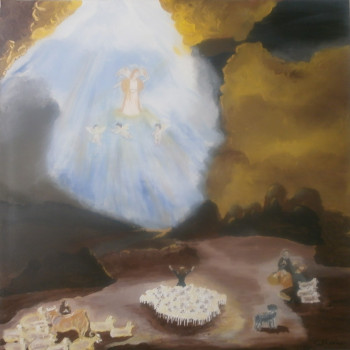 Obra contemporánea nombrada « lumière », Hecho por CATHERINE NICOLAS