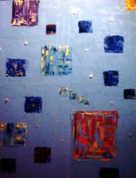 Obra contemporánea nombrada « CARRES DE JAZZ-BLUES », Hecho por NATKA