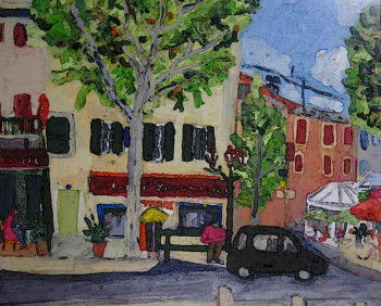 Obra contemporánea nombrada « Le cours Mirabeau », Hecho por SARAH ARTIN'S