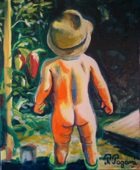 Obra contemporánea nombrada « Les "CROCS vertes" », Hecho por PHILOU