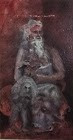 Obra contemporánea nombrada « Zeux à travers Moïse », Hecho por VITAL