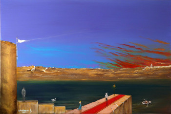 Obra contemporánea nombrada « L'attente », Hecho por WALDEMAR NOBRE