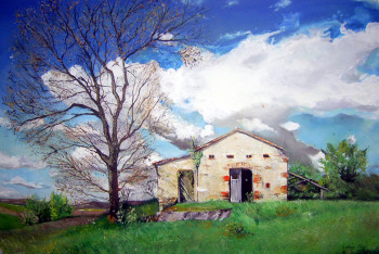 Obra contemporánea nombrada « maison de compagne », Hecho por HWATWATE