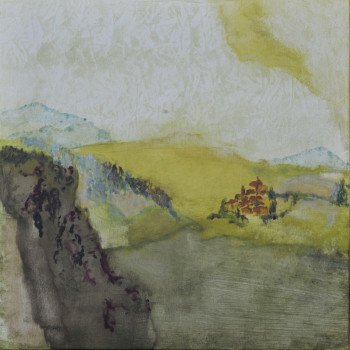 Obra contemporánea nombrada « Fondu vert », Hecho por BARTLET-DROUZY