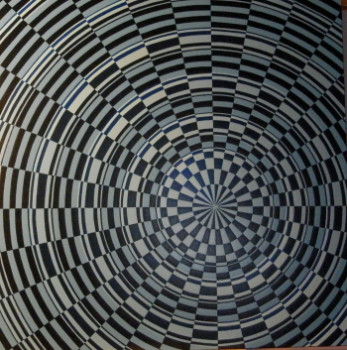 Obra contemporánea nombrada « Ondes », Hecho por PATRICIA POTIRON