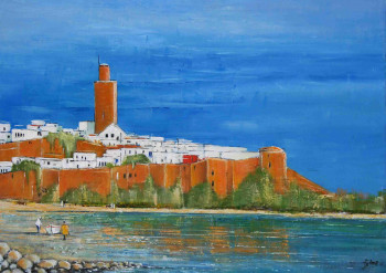 Obra contemporánea nombrada « " Agadir" », Hecho por JAMES BURGEVIN