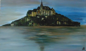 Obra contemporánea nombrada « Soirée au Mont », Hecho por GALERIEDENAT