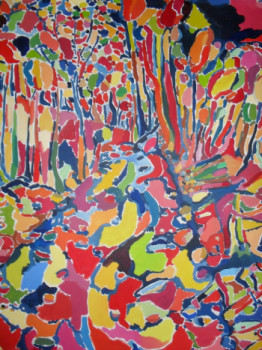 Obra contemporánea nombrada « La forêt », Hecho por FRED