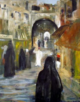 Obra contemporánea nombrada « Dans les souks de Damas », Hecho por GUILLOU