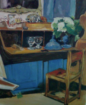 Obra contemporánea nombrada « intérieur 2 », Hecho por MIREILLE BREGOU