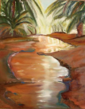 Obra contemporánea nombrada « Oasis », Hecho por DAN.LECLERCQ