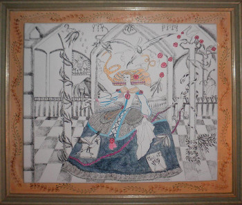 Obra contemporánea nombrada « Féerie Princière », Hecho por AGNèS BOUSCARY