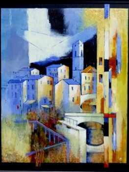 Obra contemporánea nombrada « Fornovolasco ( Toscane) », Hecho por JAMES BURGEVIN
