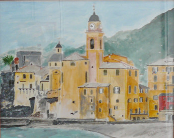 Obra contemporánea nombrada « Camogli (Italie) », Hecho por FRANCIS MICHOT