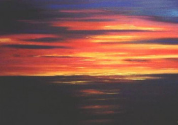 Obra contemporánea nombrada « CREPUSCULE 2 », Hecho por NATKA