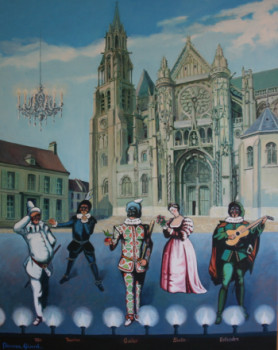 Senlis "le parvis de la cathédrale"  En el sitio ARTactif