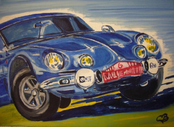 Obra contemporánea nombrada « Alpine A110 "Berlinette" », Hecho por TOTO