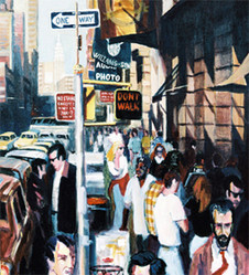 Obra contemporánea nombrada « New York "One way" », Hecho por MAXENCE GERARD