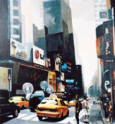 Obra contemporánea nombrada « New York "Broadway" », Hecho por MAXENCE GERARD