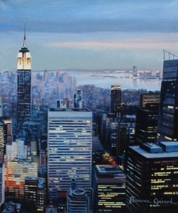 Obra contemporánea nombrada « New York ! New York ! », Hecho por MAXENCE GERARD