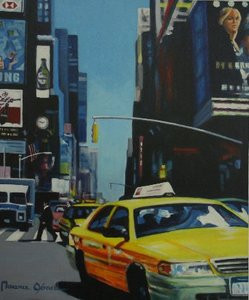 New York "le Taxi jaune" En el sitio ARTactif