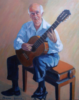 Obra contemporánea nombrada « Guitare classique », Hecho por MAXENCE GERARD