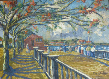 Obra contemporánea nombrada « Place de la victoire », Hecho por MARICHALTON