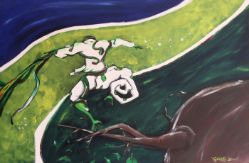 Obra contemporánea nombrada « Monkeleon », Hecho por TEMBS