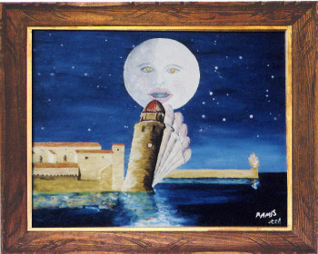 Obra contemporánea nombrada « Collioure érotique 2001 », Hecho por EMILE RAMIS