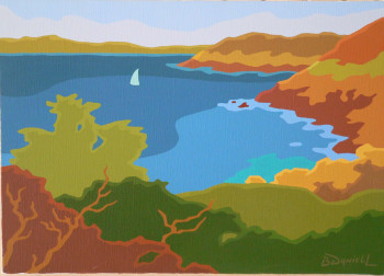 Obra contemporánea nombrada « Pointe du Millier », Hecho por DANIELL