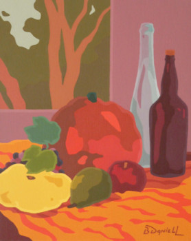 Obra contemporánea nombrada « Nature morte à la fenêtre », Hecho por DANIELL