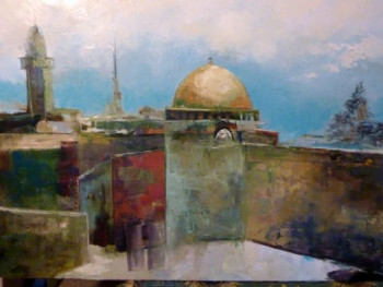 Obra contemporánea nombrada « JERUSALEM MON AMOUR ! », Hecho por DAMIAN TIRADO