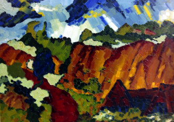 Obra contemporánea nombrada « lapita », Hecho por LILIANE PENIN